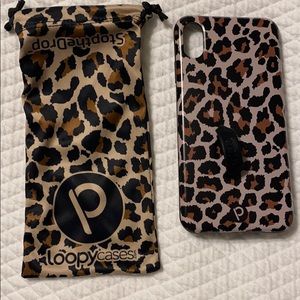 IPhone XS Max Loopy Case Leopard with pouch